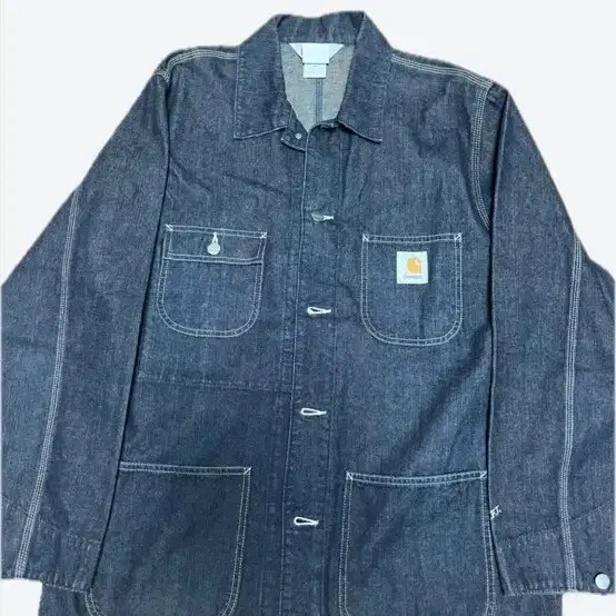Carhartt Denim Chore Coat Work Jacket Official