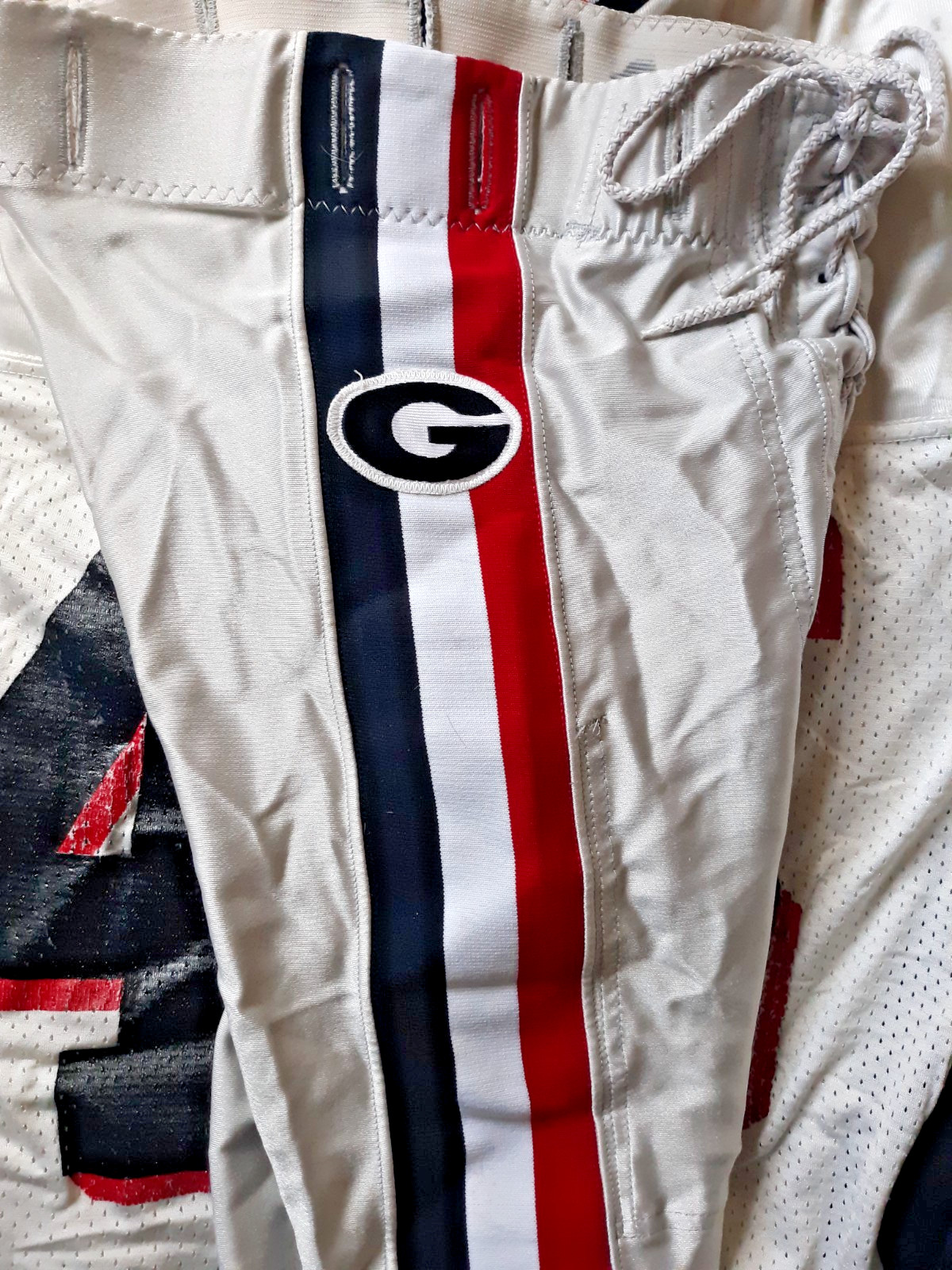 ** LOT ** (6) Game Worn Football Pants Georgia G Bulldogs Style