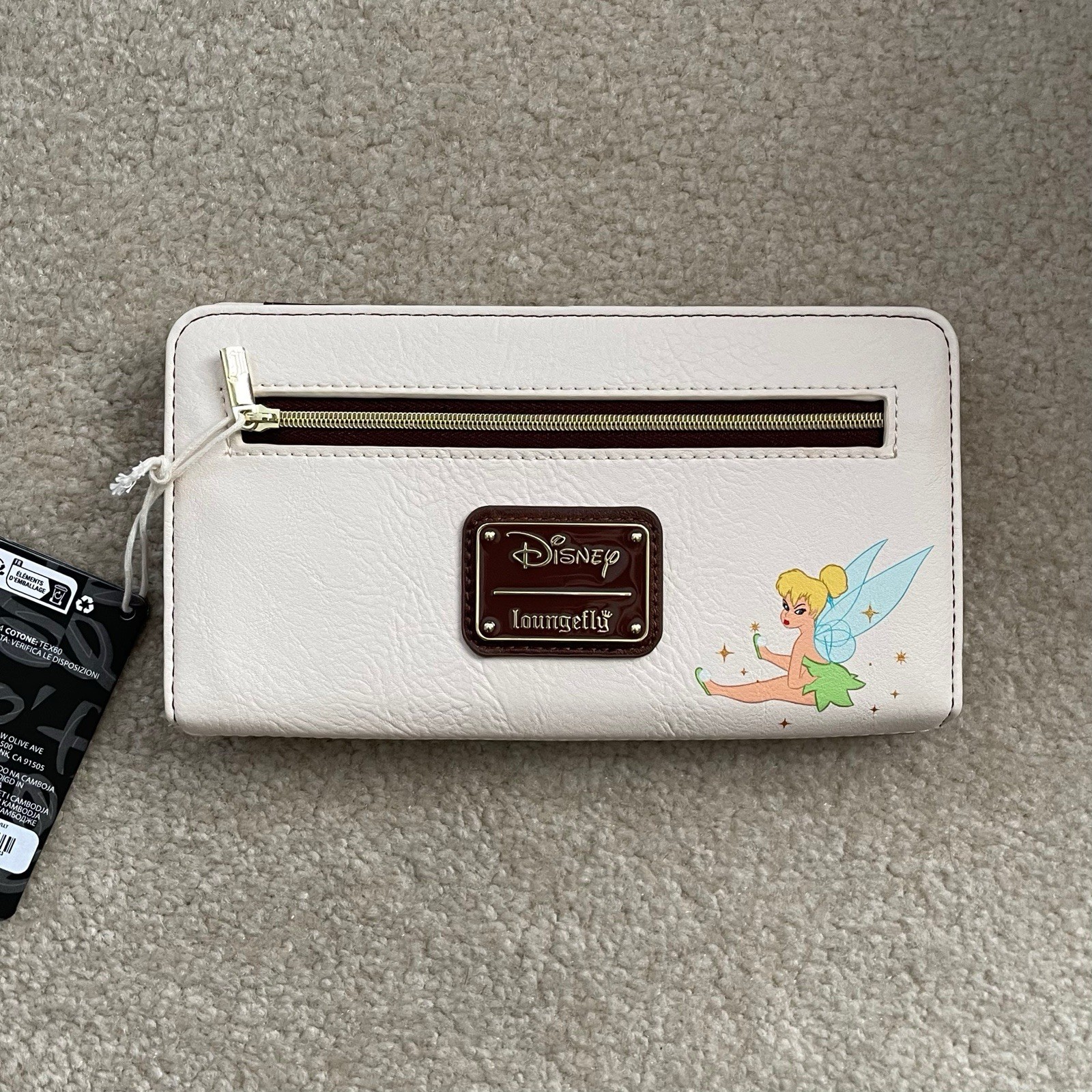 Loungefly Disney Peter Pan Tinker Bell Quilted Wallet