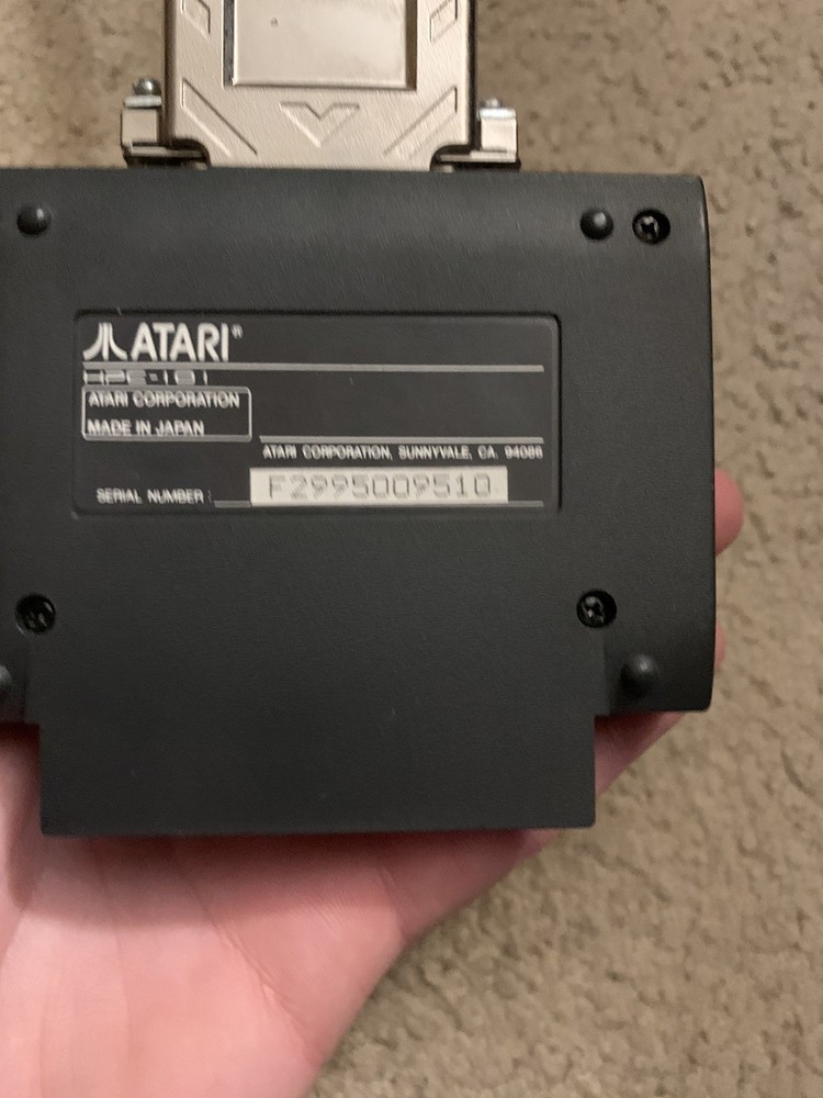 ATARI HPC-101 Portfolio Parallel Interface Serial Port Interface Grey Pink