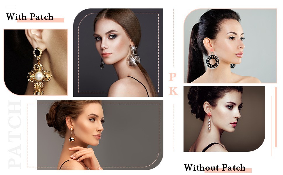 Miracle Ear Lobe Support Patches, 60 Count