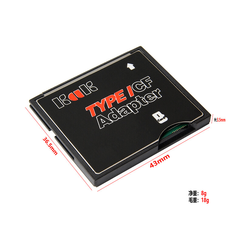 Memory Card Reader Adapter Micro SD TF CF Micro SDHC to Compact Flash Type