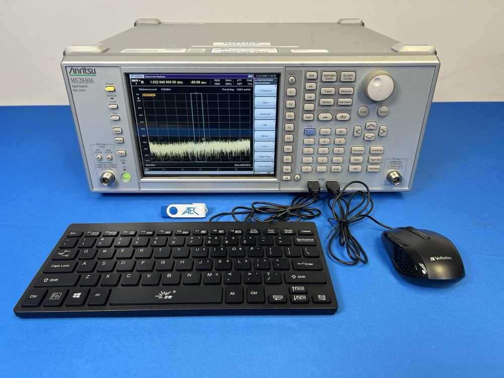 Anritsu MS2830A 9kHz-3.6GHz RF Spectrum Analyzer *FULLY LOADED*