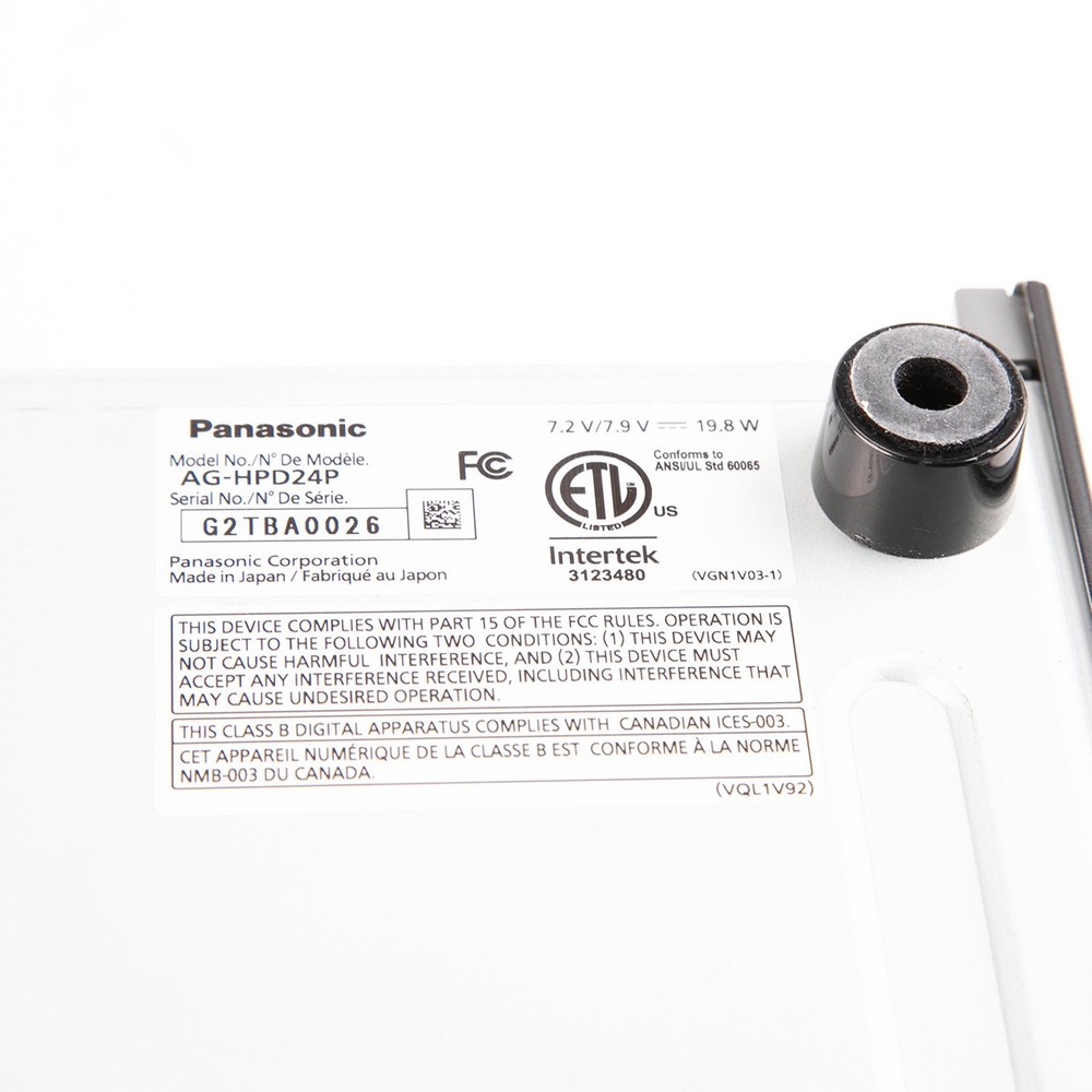 Panasonic AG-HPD24PJ Solid-State Portable P2 Deck - SKU#1885610