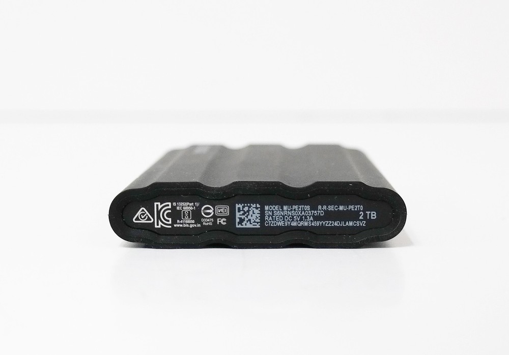 Samsung T7 Shield 2TB External Solid State Drive MU-PE2T0S/AM - Black