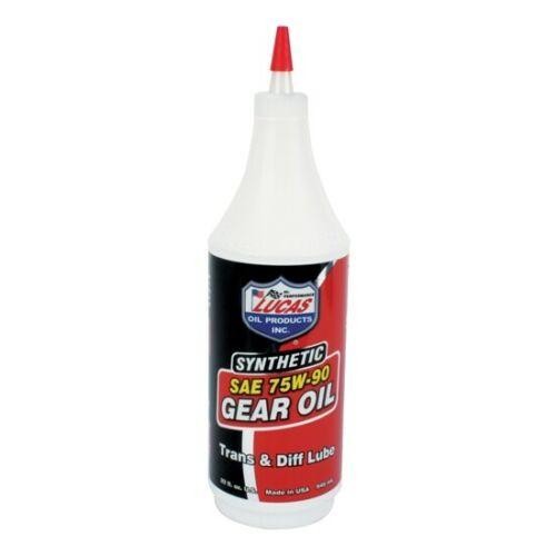 Lucas Oil 10047 SAE 75W90 Synthetic Racing Gear Oil, 1 Quart