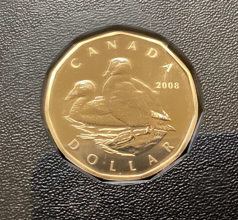 Canada 2008 Common Eider Lonnie Specimen Coins set (Original Case&COA)