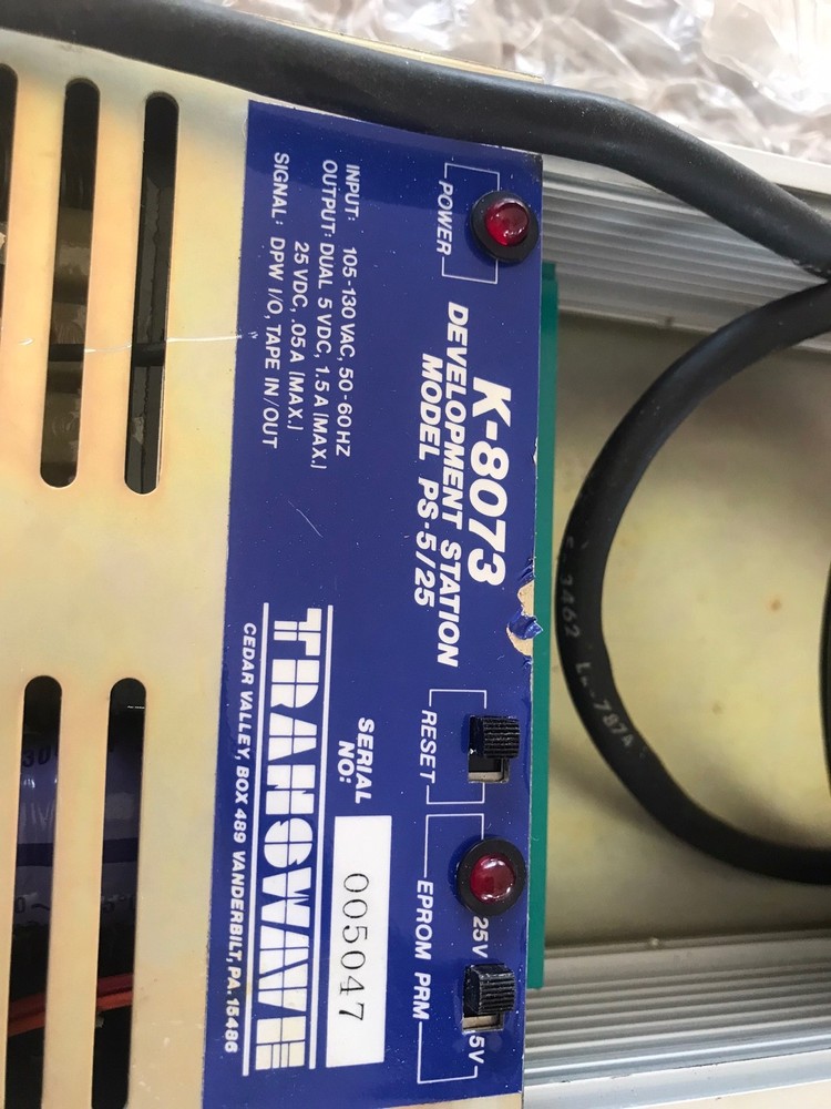 Transwave K-8073 Development Station model PS-5/25 -NEW OPEN BOX