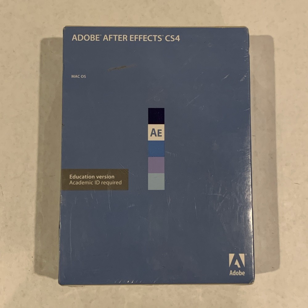 Adobe After Effects CS4 Mac OS Brand New