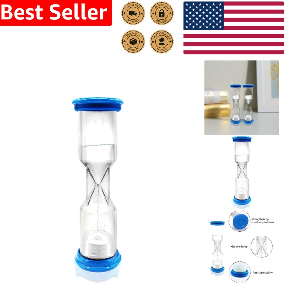High-Quality Blue Sand Timer - Versatile 2-Minute Timer for Home and Games