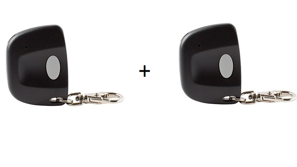 MultiCode 3060 Compatible Firefly Keychain Remote 300MHz 10 Dip Switch 2 Pack