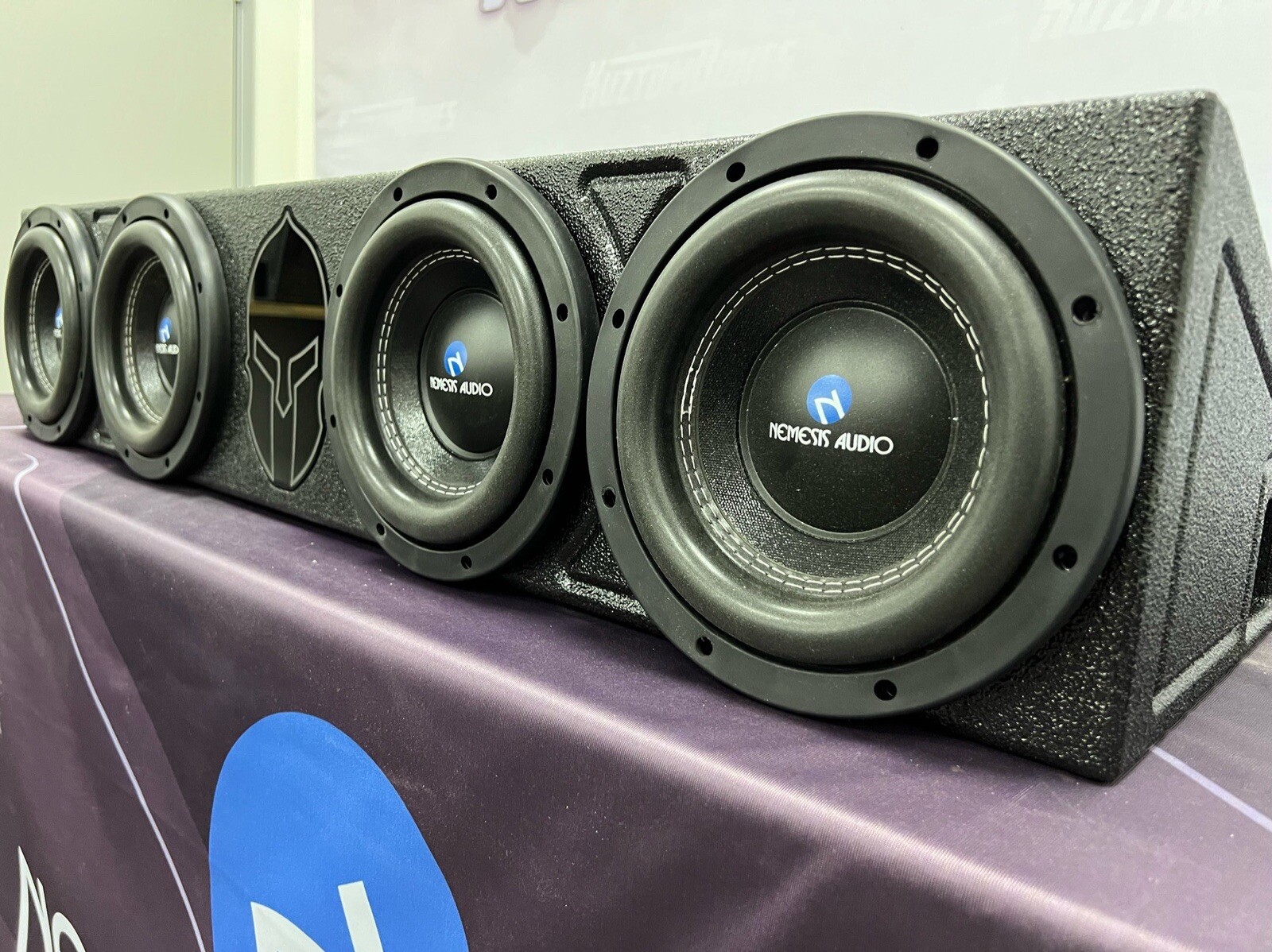 2018-2022 Jeep Gladiator 4x8” Subwoofer Box Front Fire Ported Under Rear Seat