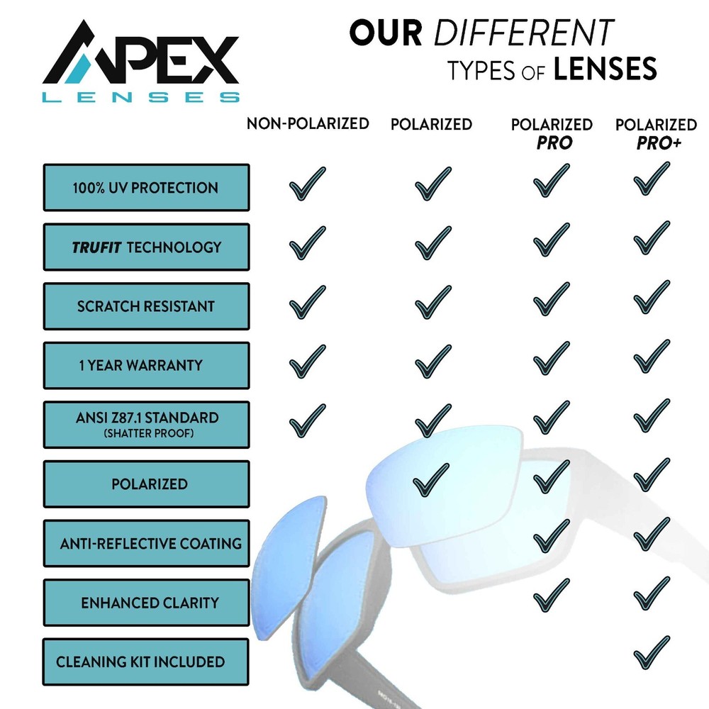APEX Replacement Lenses for Bebe BB7241 Sunglasses
