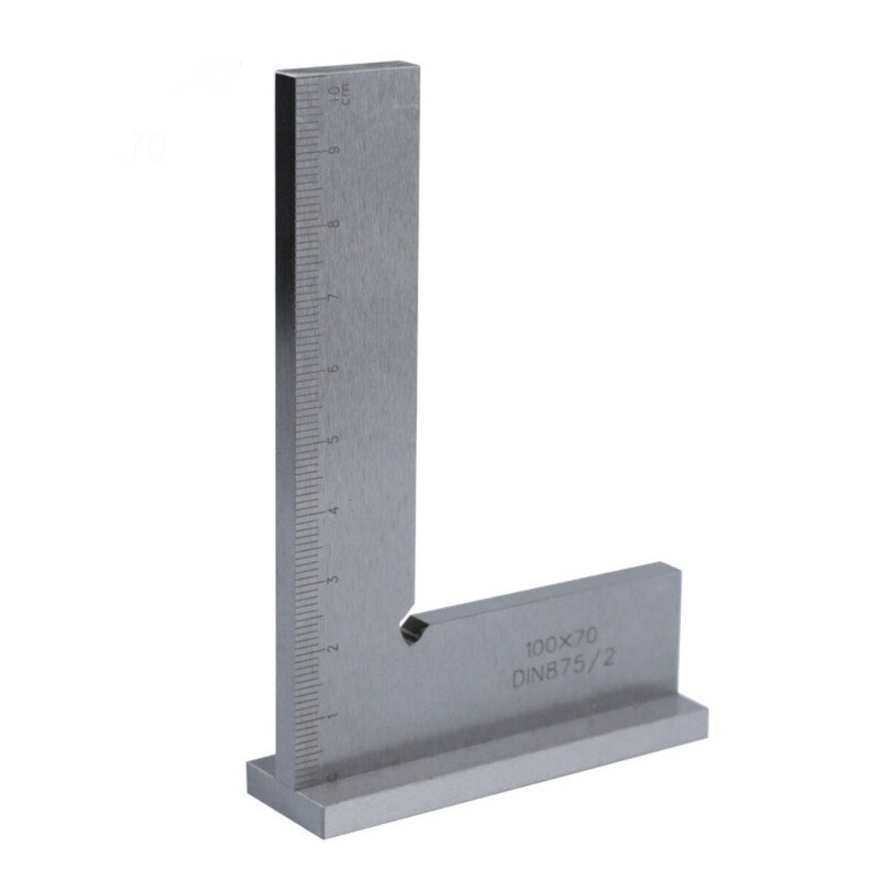 Carpenter Square Machinist Ruler with Base Woodworking L Shape Ruler