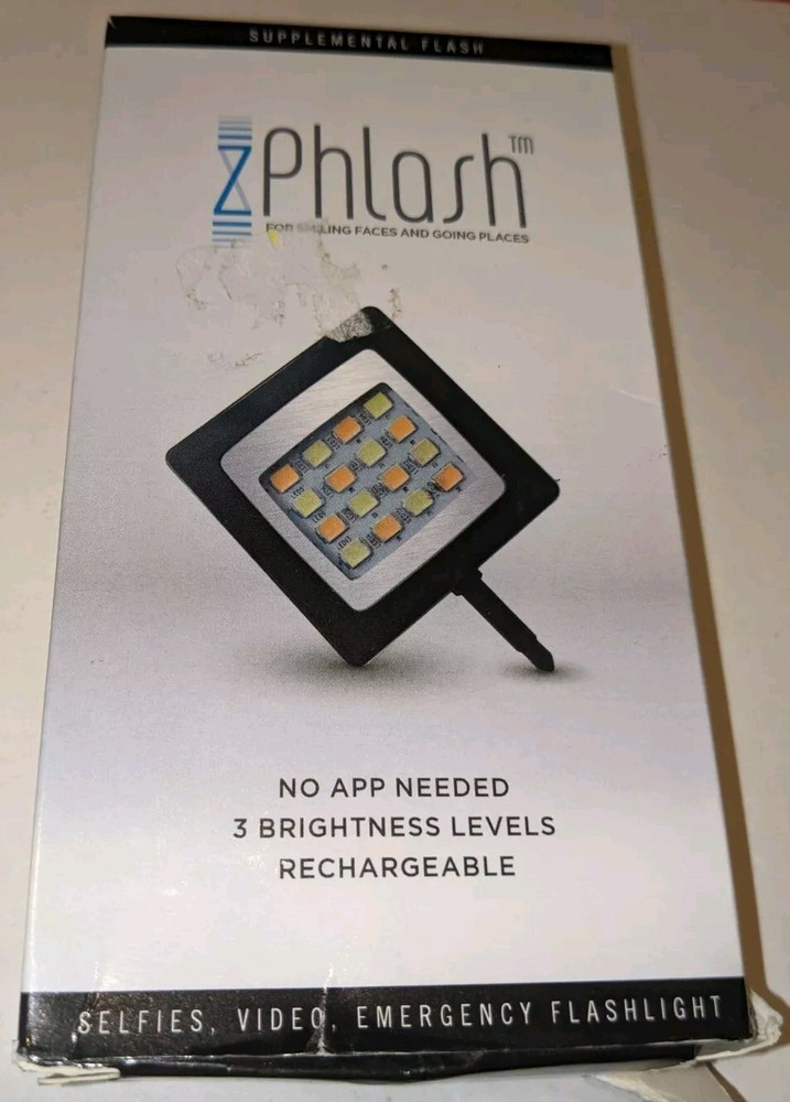 ZPHLASH SUPPLEMENTAL PORTABLE SMARTPHONE FLASH model ZP-1