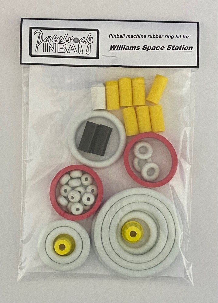 1987 Williams Space Station Pinball Machine Rubber Ring Kit