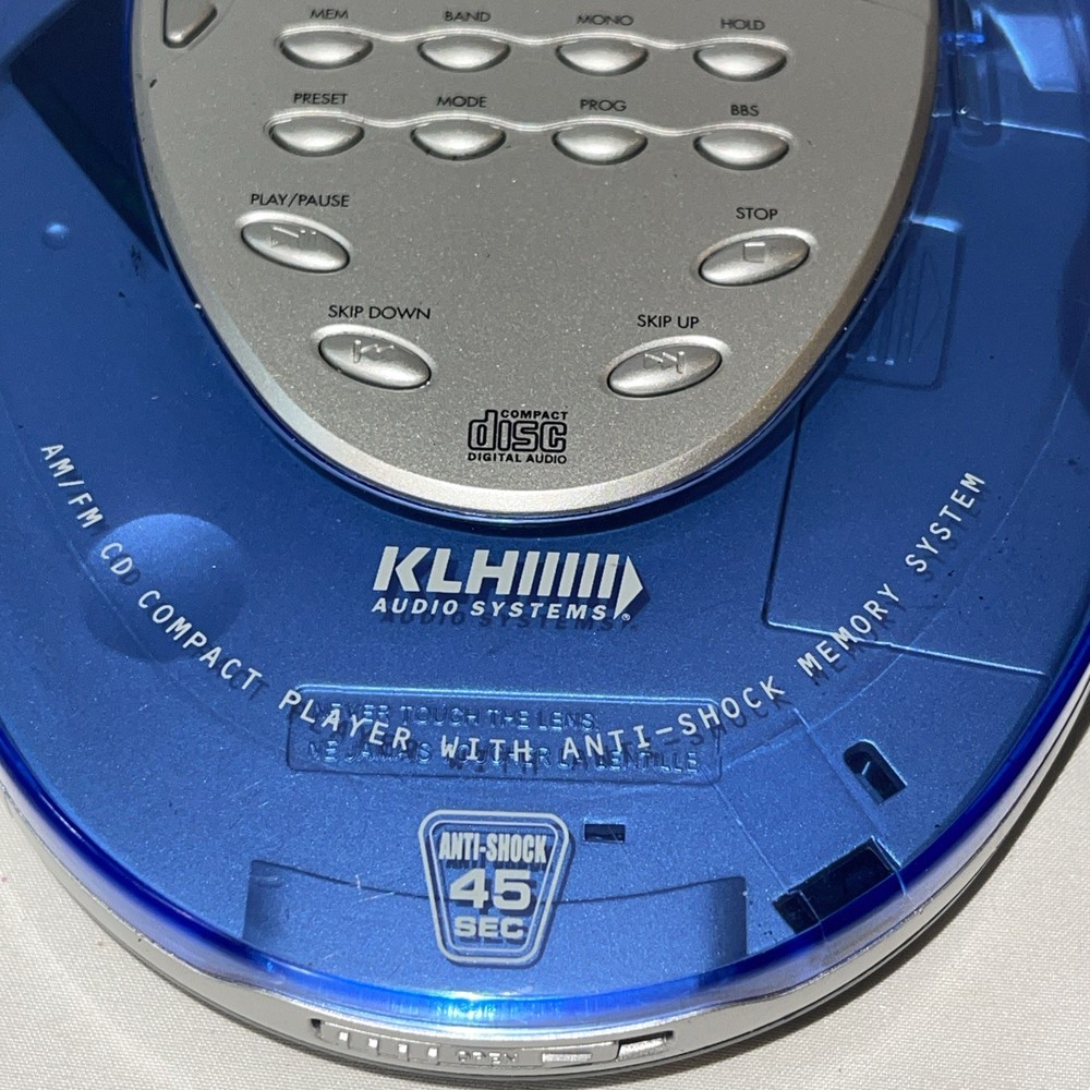 KLH Audio Systems AM-FM/CD Compact Player Working No Power Cable ￼
