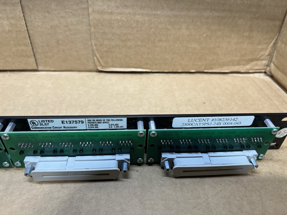 Commscope 108236142 PowerSUM 2500 Cateogry 5 U/UTP Modular Patch Panel 24 Port B