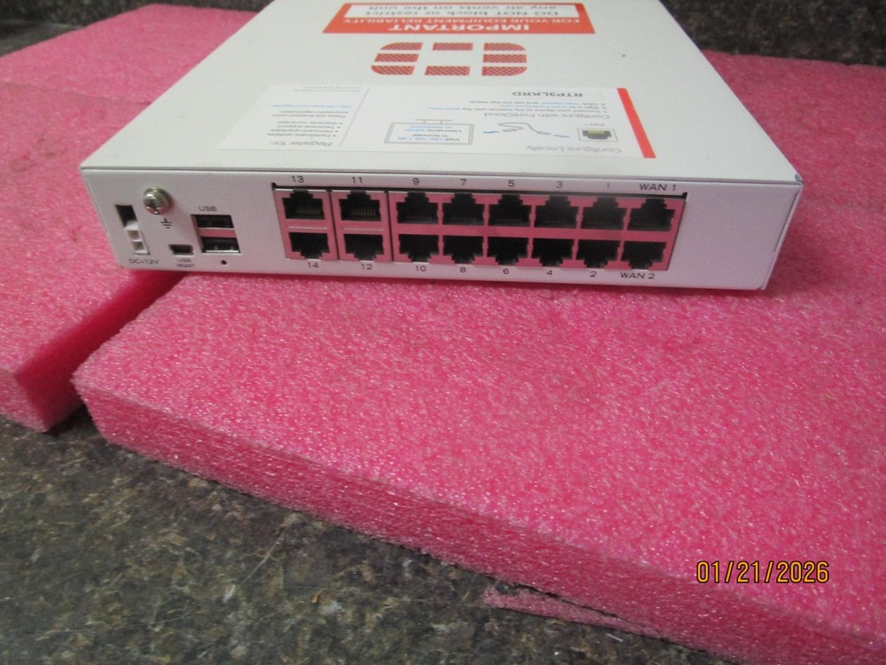FORTINET FORTIGATE 90D FG-90D FIREWALL NETWORK SECURITY APPLIANCE NO POWER SPPLY