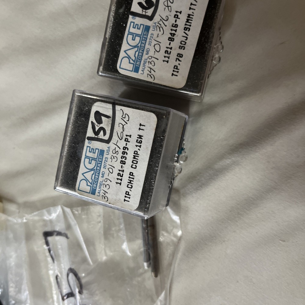 Pace Soldering Tips Bundle. Everything in pictures