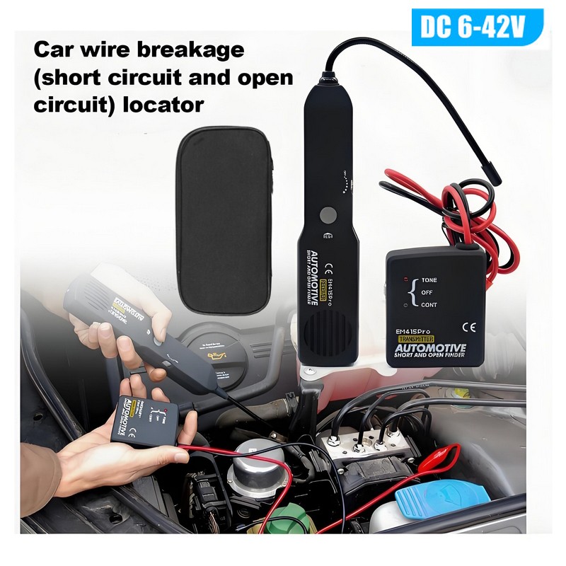 Auto Wire Tracker & Circuit Tester - Short/Open Finder for DC 6-42V Circuits