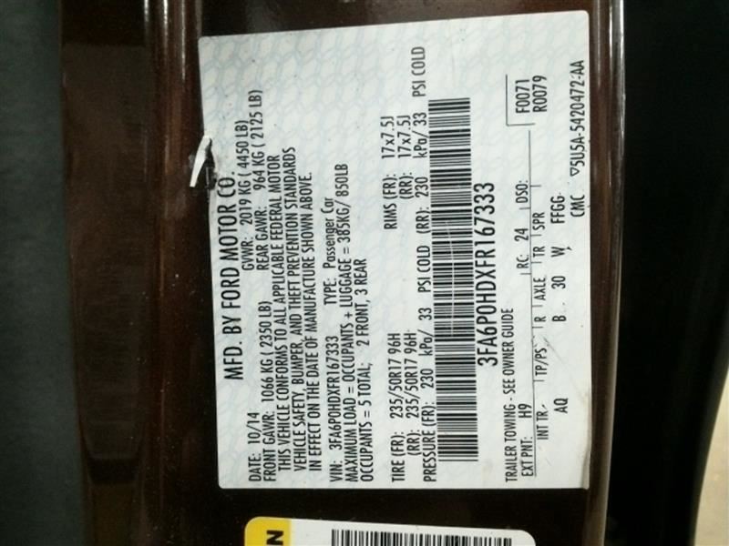 FUSION 2015 High Mounted Stop Light 104582944