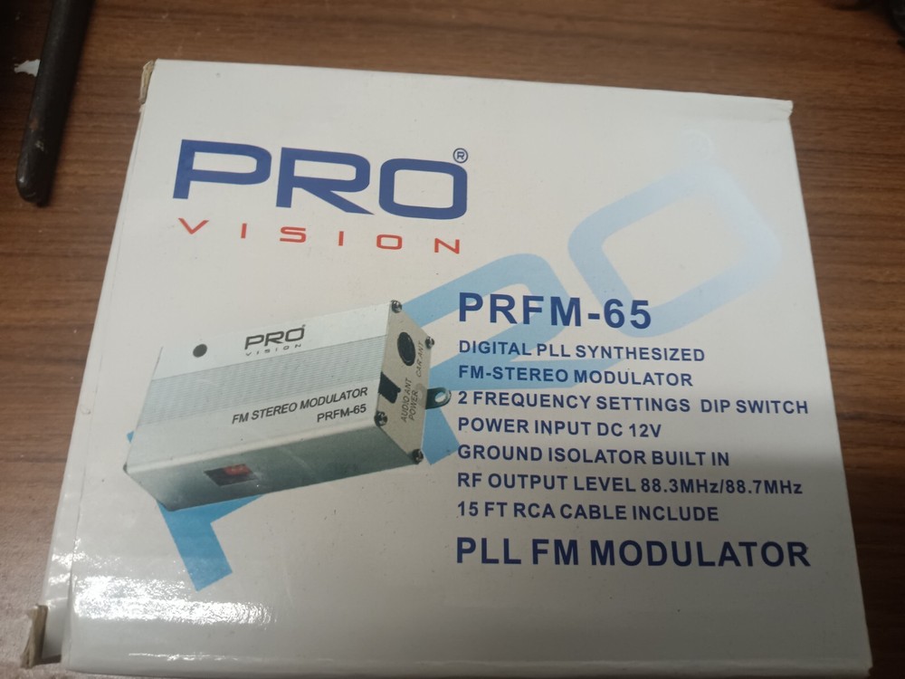 PRO VISION FM Stereo Modulator -PRFM-65