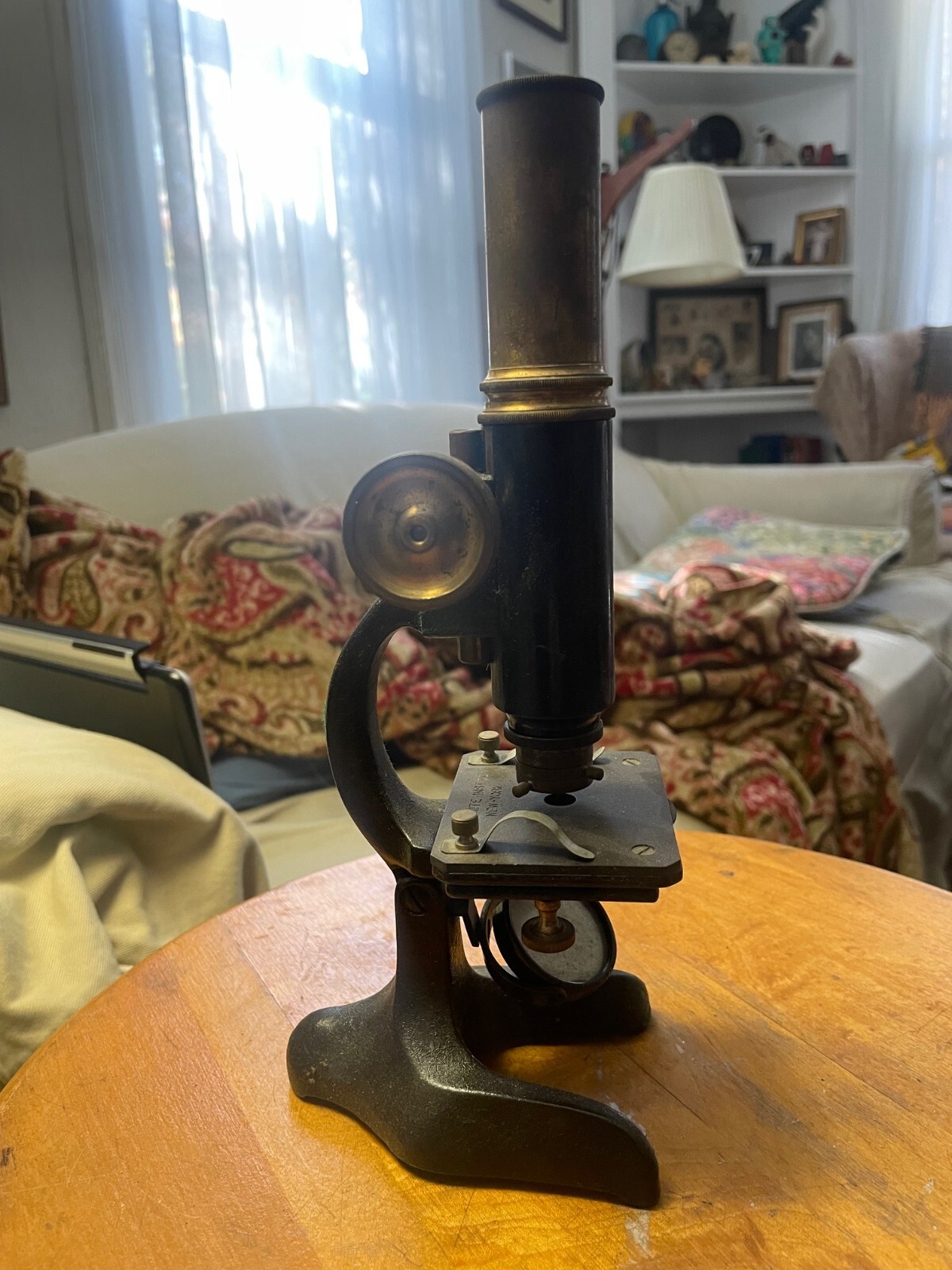 Vintage Testrite No. 110 Student Microscope with Travel Case