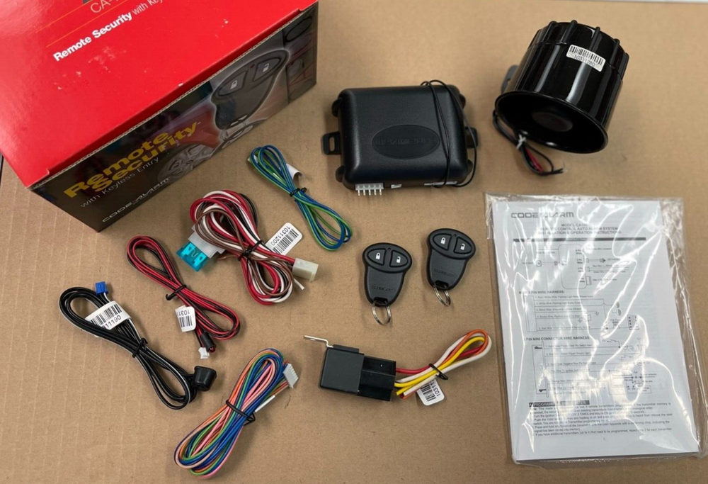 CODE ALARM CA-100 CAR ALARM REMOTE SECURITY WITH KEYLESS ENTRY NEW