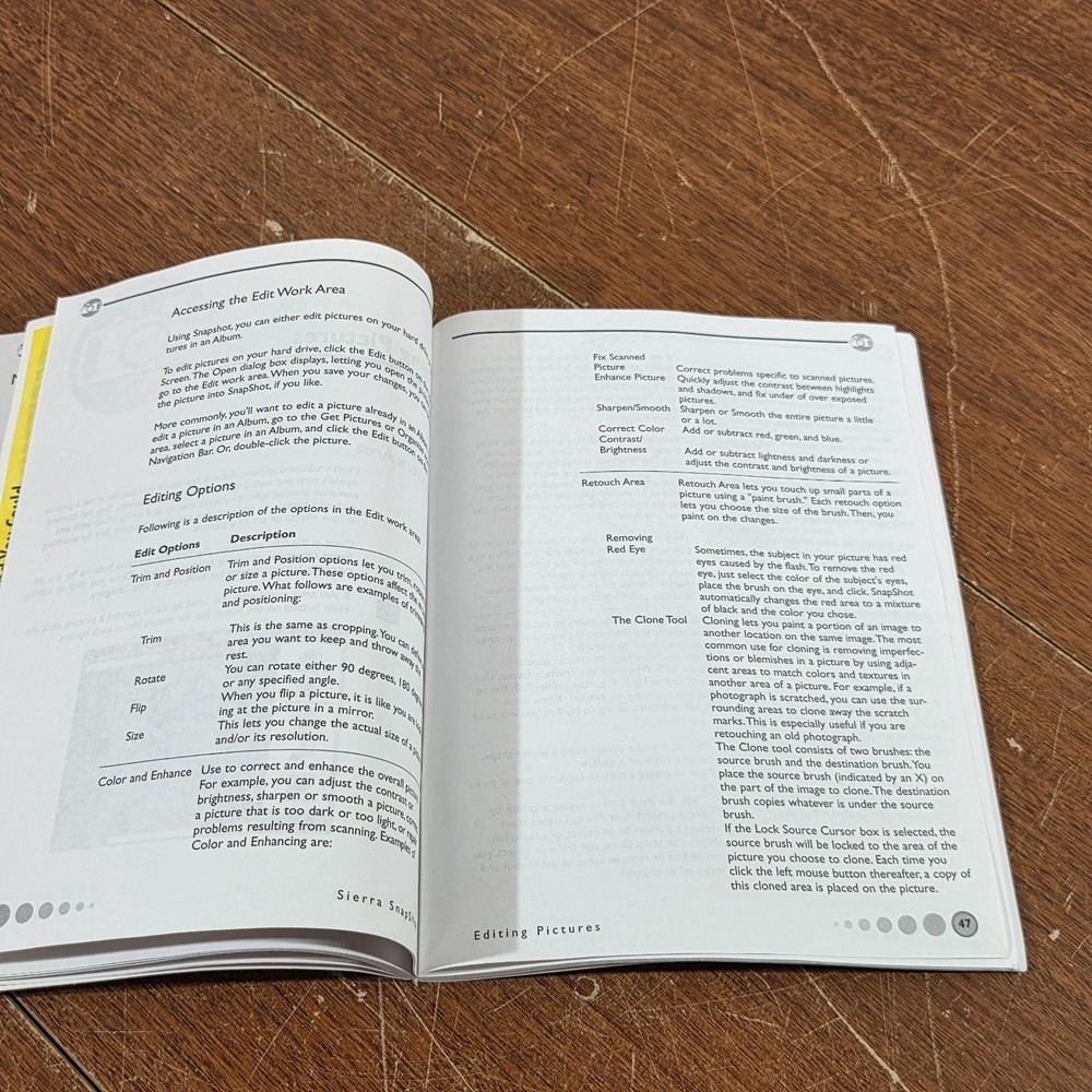 Vintage Snap Shot Digital Editing Software Micrografx