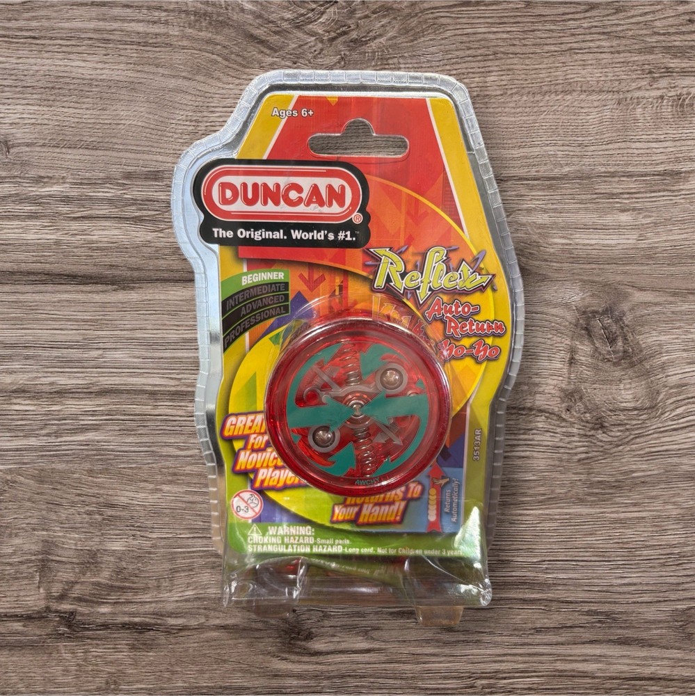 Duncan Vibrant Red Reflex Yo-Yo for Beginners - Automatic Return & Easy Handling