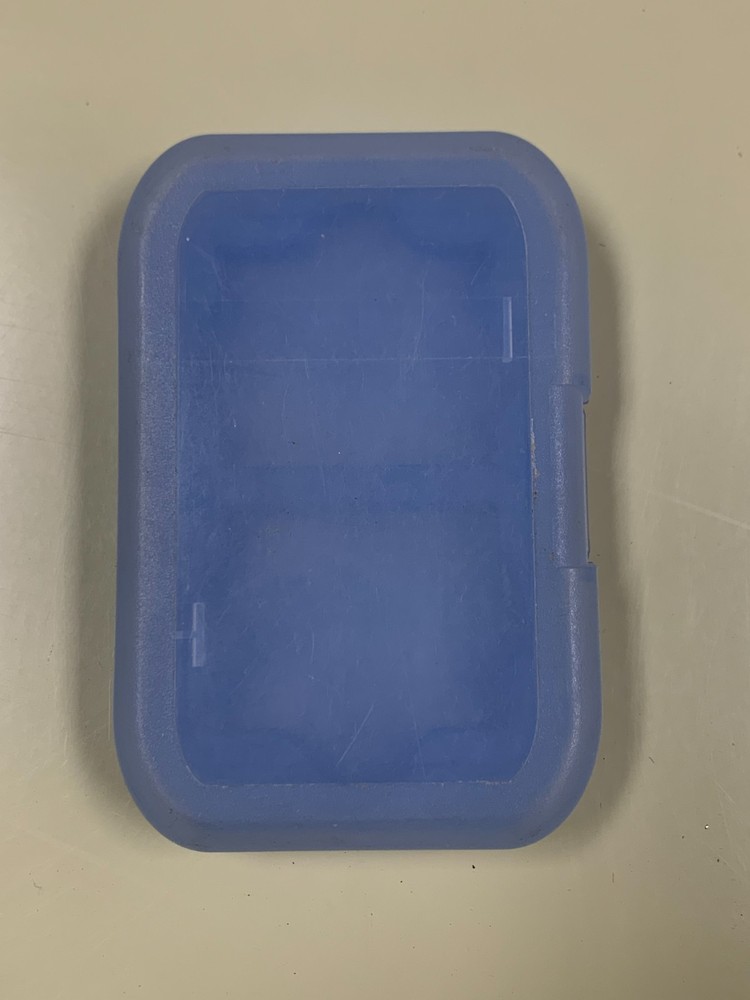 Clear Blue Memory Card Case