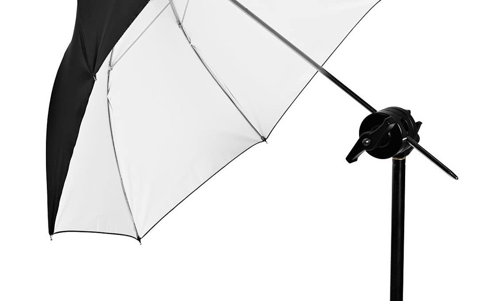 Shallow White Umbrella (Small, 33 in.)