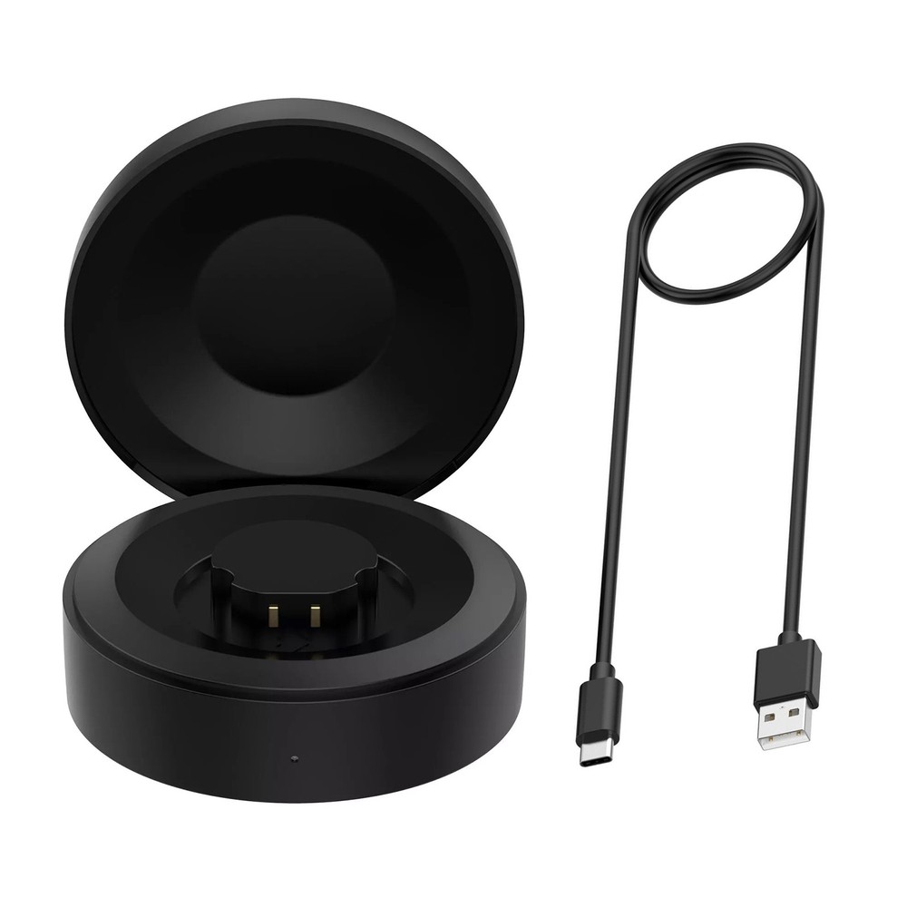 1Pc Portable Black Type-C 8#-9# Smart Ring Charger Charging Case For RingConn