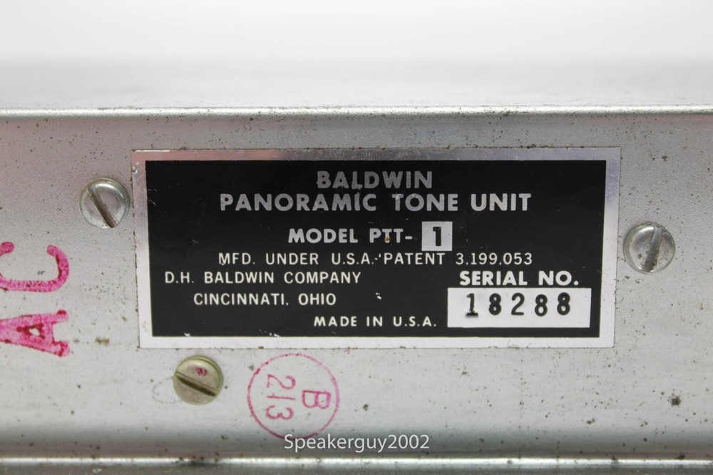 Baldwin PTT-1 / Percussion Tone Unit -- Untested