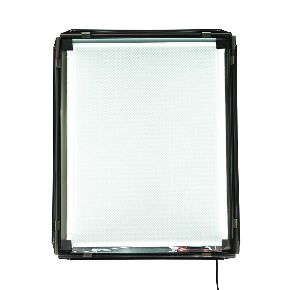 LED Poster Frame Black Advertising Sign Holder Wall Frame Displaying Posters