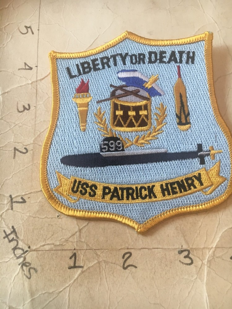 US Navy USS Patrick Henry SSBN-599 Submarine patch 6/9/25