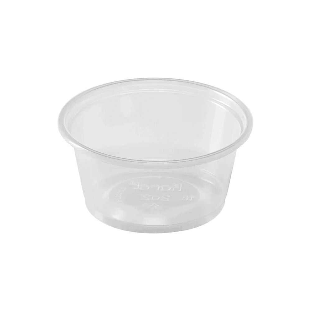 Karat 2oz PP Plastic Portion Cups - Clear - 2,500 ct, FP-P200-PP
