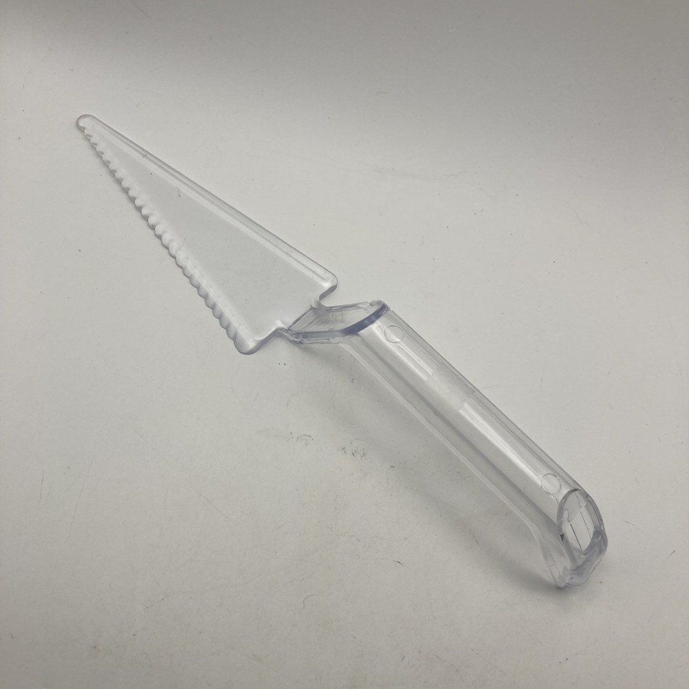 Clear 10” Restaurant Style Pie Cake Server Acrylic Kitchen Tool Serving