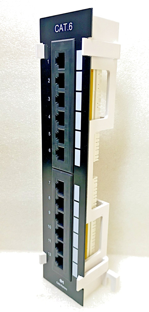Cable matters RJ45 110 Type 12 Port Cat6 Vertical Mini Patch Panel w/89D Bracket