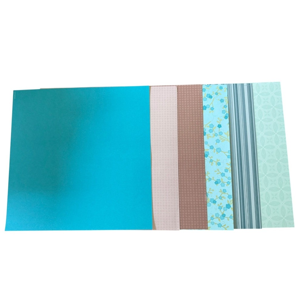 Stampin Up 12x12 Assorted 12 Sheets Designer Paper Set 3