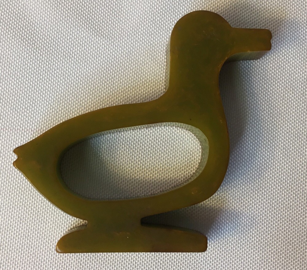 Vintage Bakelite Duck Napkin Ring