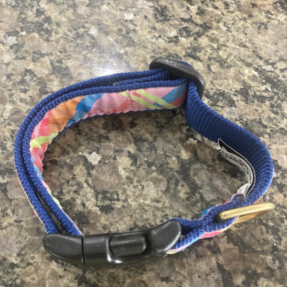 Up Country Dog Collar or Leash Multicolor Pattern Size Medium