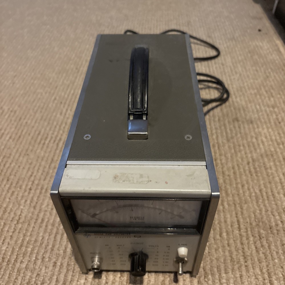 HP Keysight 3400A Analog RMS AC Voltmeter Tested Working