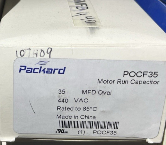 Packard 440V Oval Run Capacitor (35 MFD) - POCF35