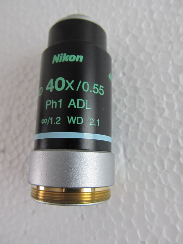 Nikon LWD 40x/0.55 Ph1 ADL WD 2.1 Microscope Objective