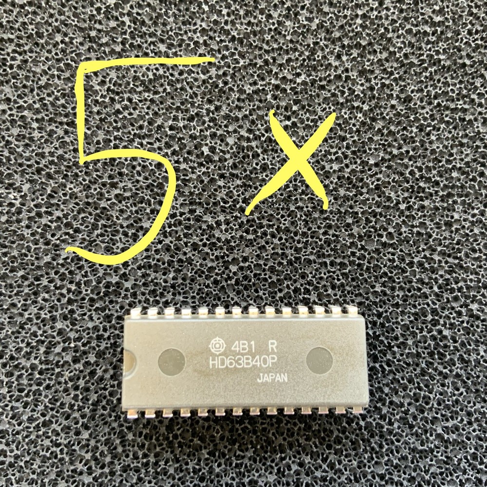 5x HD63B40P PTM Programmable Timer Module 28 DIP