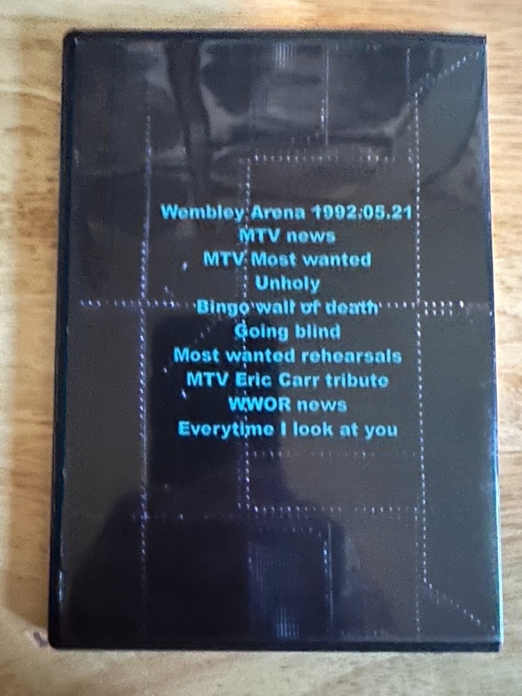 KISS - Revenge Comp 1992 Vol 1-4 DVD Live Gene Simmons Paul Stanley