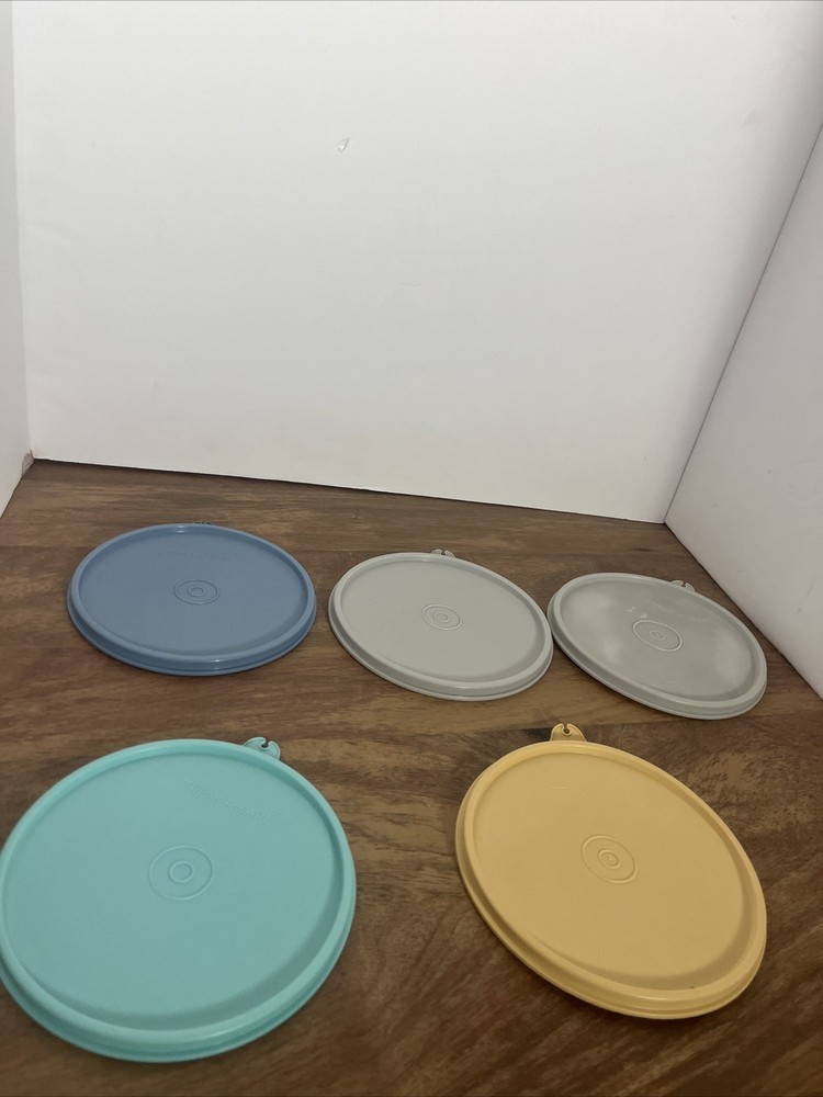 Tupperware Lid Replacement Lot 238 Misc Colors 5.75”
