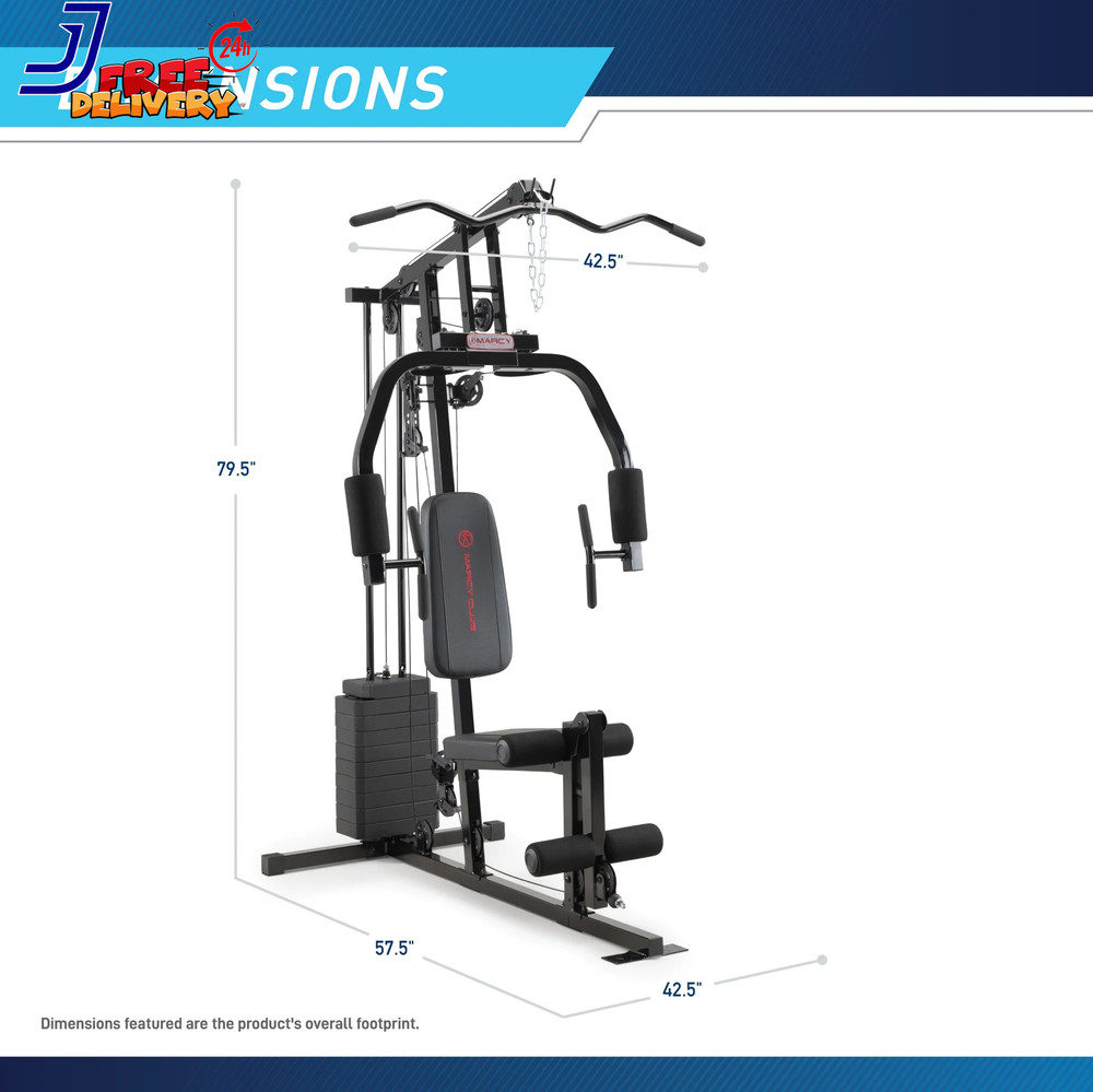 100 Lbs Stack Home Gym Dual-function Heavy-duty US ONLY